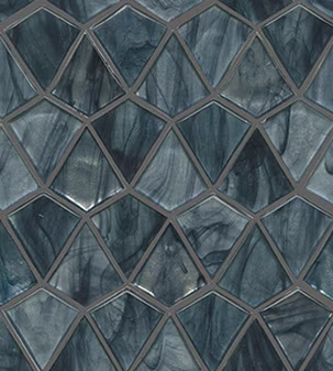 Porcelanosa Aqua Blue – Glass Mosaic (Mesh-Mounted Wall Tile)