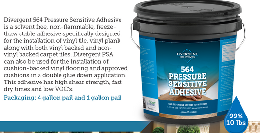Divergent 564 Pressure Sensitive Adhesive 4gal pail