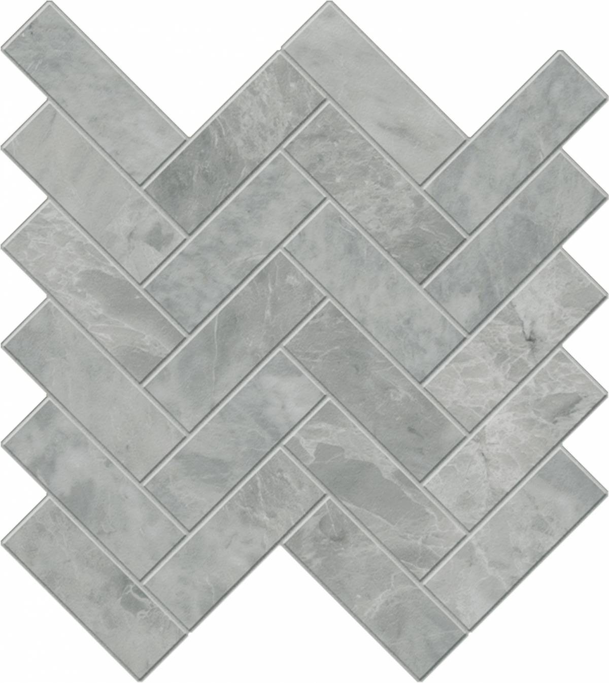Landmark Ceramics Charme Evo Pearl Grey Herringbone 12"x11" (5 SF/BOX)