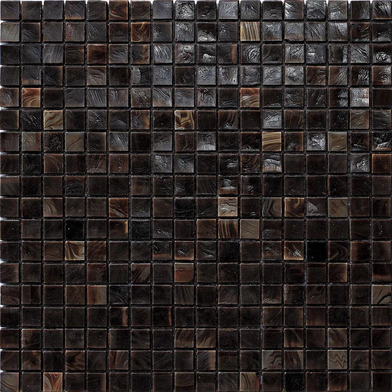 MURANO SMALTO - 11 5/8" x 11 5/8" CHESTNUT 4 GLASS TILE (20SF per CTN) $19.49 per SF